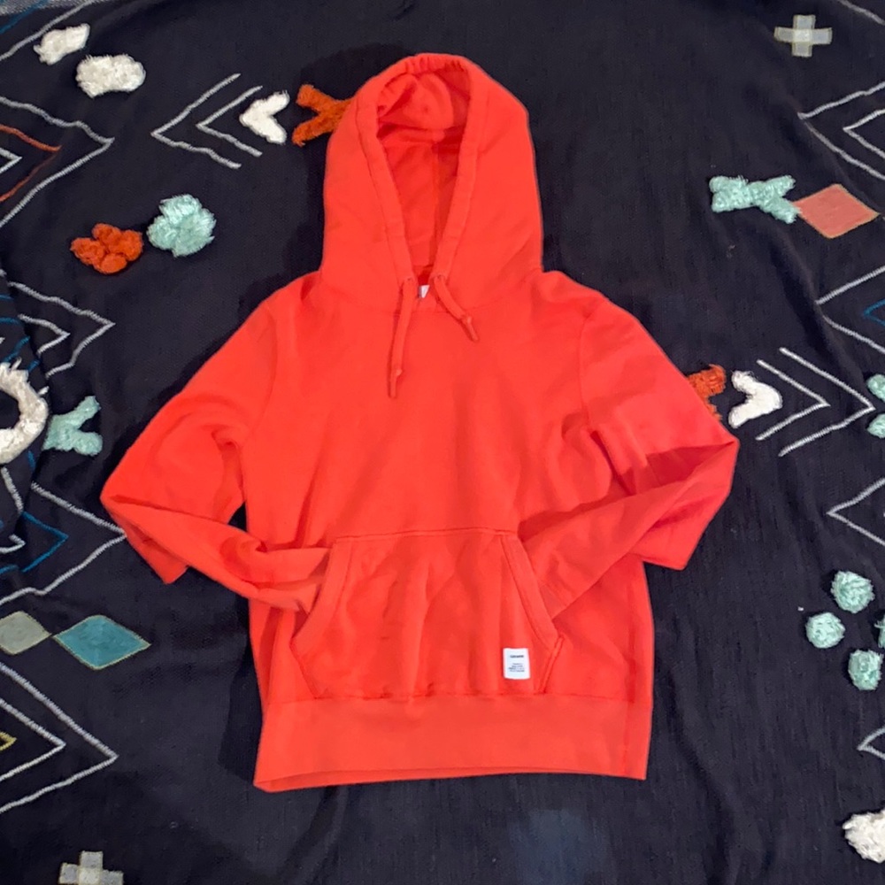 Converse bright pink/orange hoodie size m
